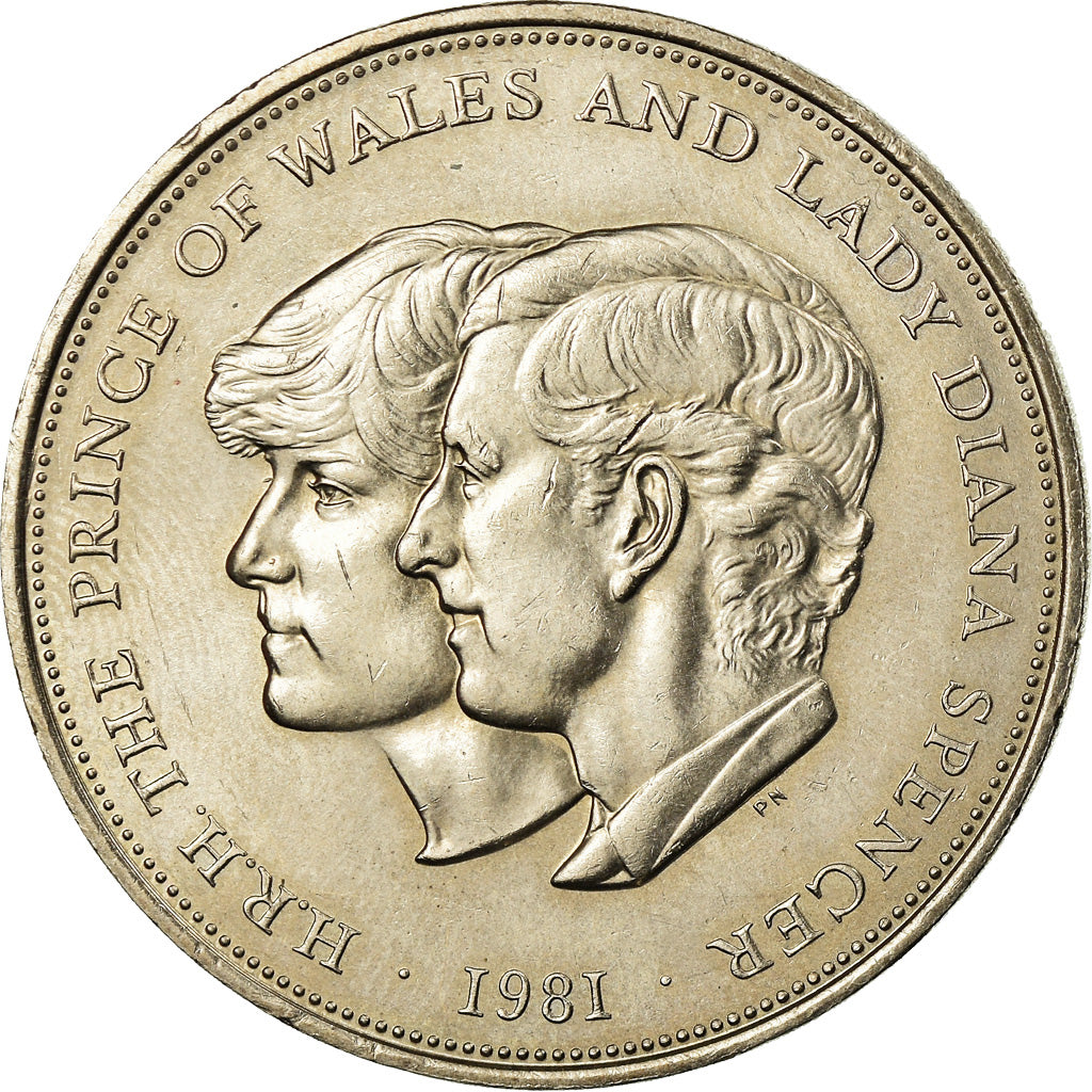 Coin, Great Britain, Elizabeth II, 25 New Pence, 1981, AU(50-53), Copper-nickel