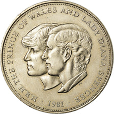 Coin, Great Britain, Elizabeth II, 25 New Pence, 1981, AU(50-53), Copper-nickel