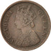 INDIA-BRITISH, Victoria, 1/12 Anna, 1 Pie, 1876, Copper, KM:465