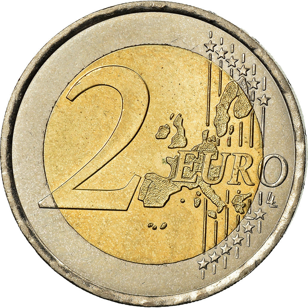 Monaco, 2 Euro, Prince Rainier III, 2003, MS(63), Bi-Metallic, KM:174