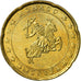 Monaco, 20 Euro Cent, Prince Rainier III, 2003, MS(60-62), Brass, KM:171