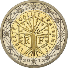 France, 2 Euro, 2013, Proof, MS(65-70), Bi-Metallic, KM:1414