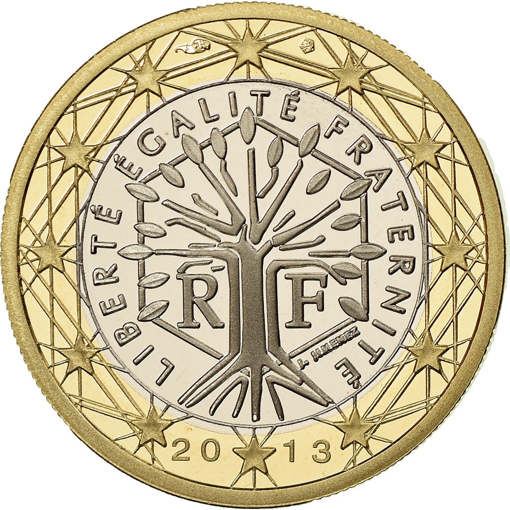 France, Euro, 2013, Proof, MS(65-70), Bi-Metallic, KM:1413