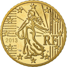 France, 50 Euro Cent, 2013, Proof, MS(65-70), Brass, KM:1412