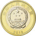 Coin, China, Train, 10 Yüan, 2018, MS(63), Bi-Metallic