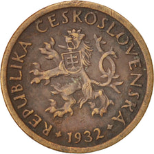 Czechoslovakia, 10 Haleru, 1932, Bronze, KM:3