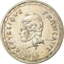 Coin, New Hebrides, 100 Francs, 1966, Paris, AU(55-58), Silver, KM:1