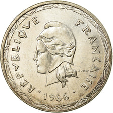 Coin, New Hebrides, 100 Francs, 1966, Paris, AU(55-58), Silver, KM:1
