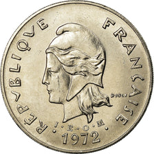 Coin, New Hebrides, 50 Francs, 1972, Paris, AU(55-58), Nickel, KM:7