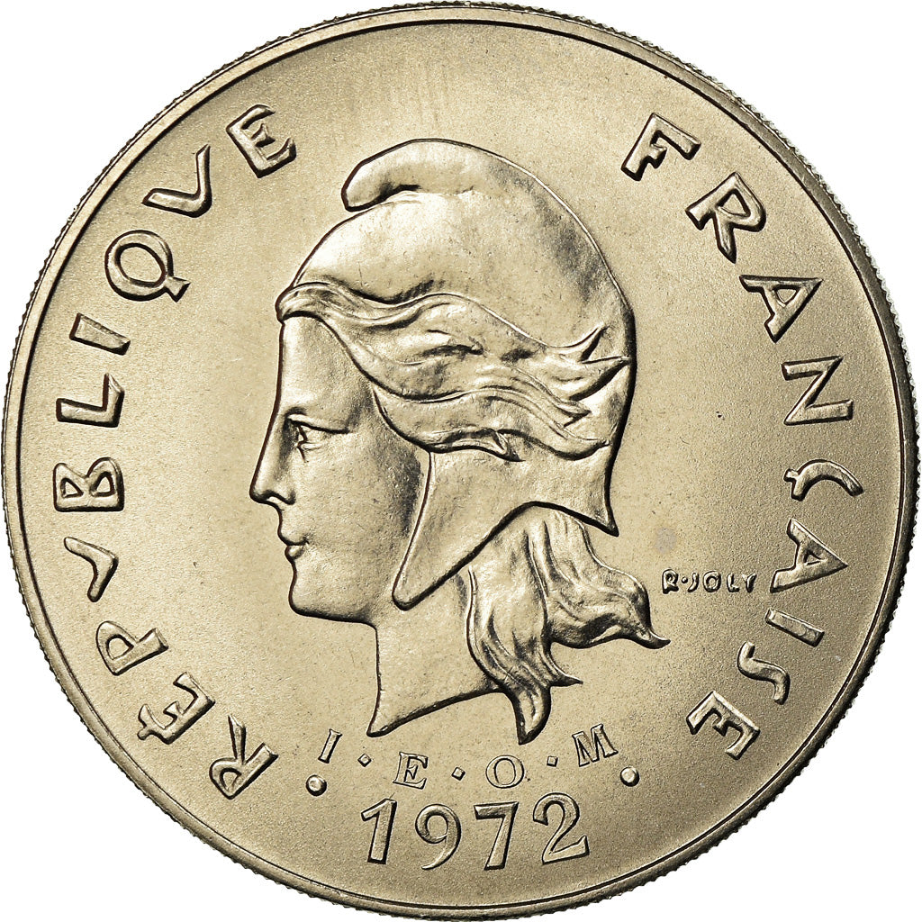 Monnaie, New Hebrides, 50 Francs, 1972, Paris, SUP, Nickel, KM:7