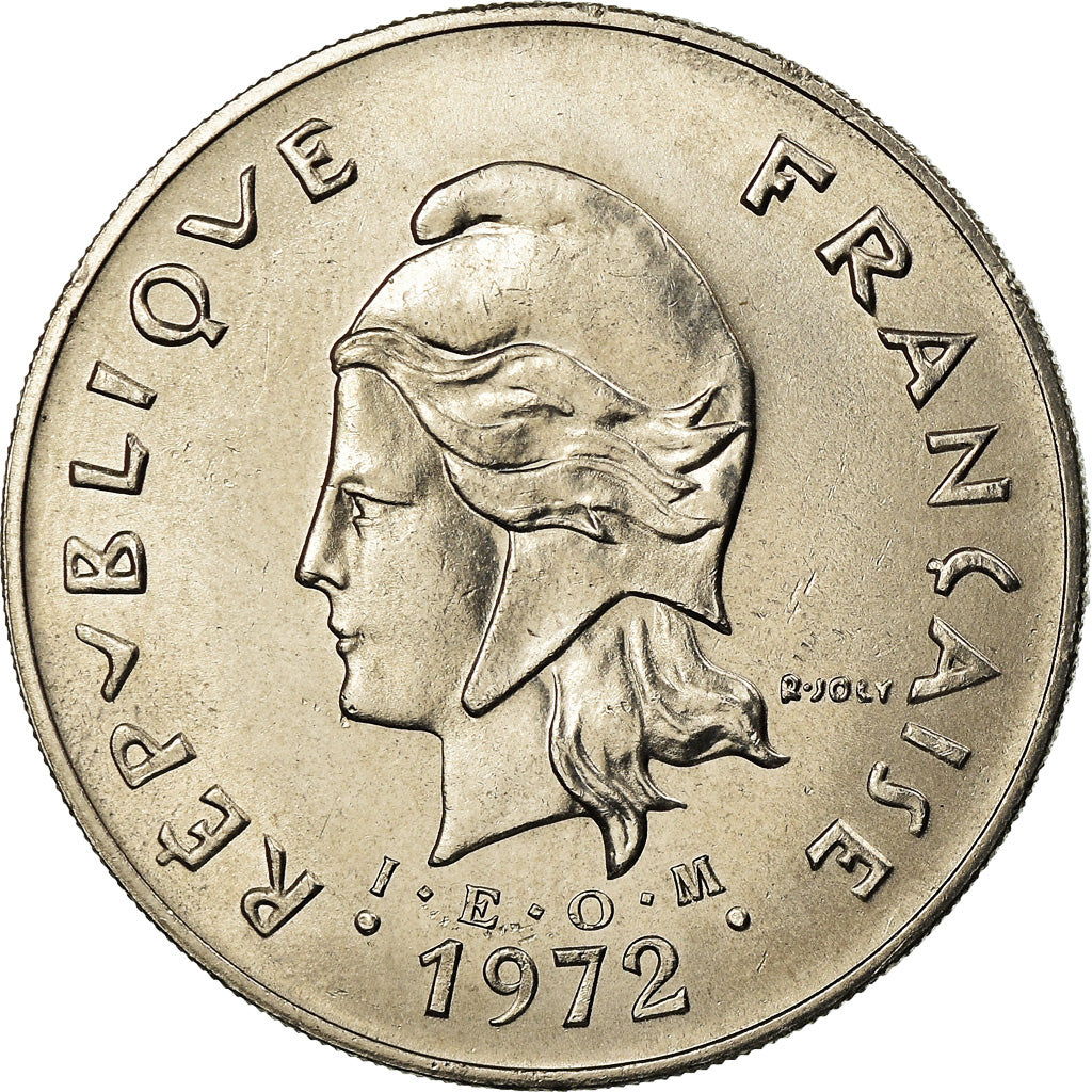 Monnaie, New Hebrides, 50 Francs, 1972, Paris, SUP, Nickel, KM:7