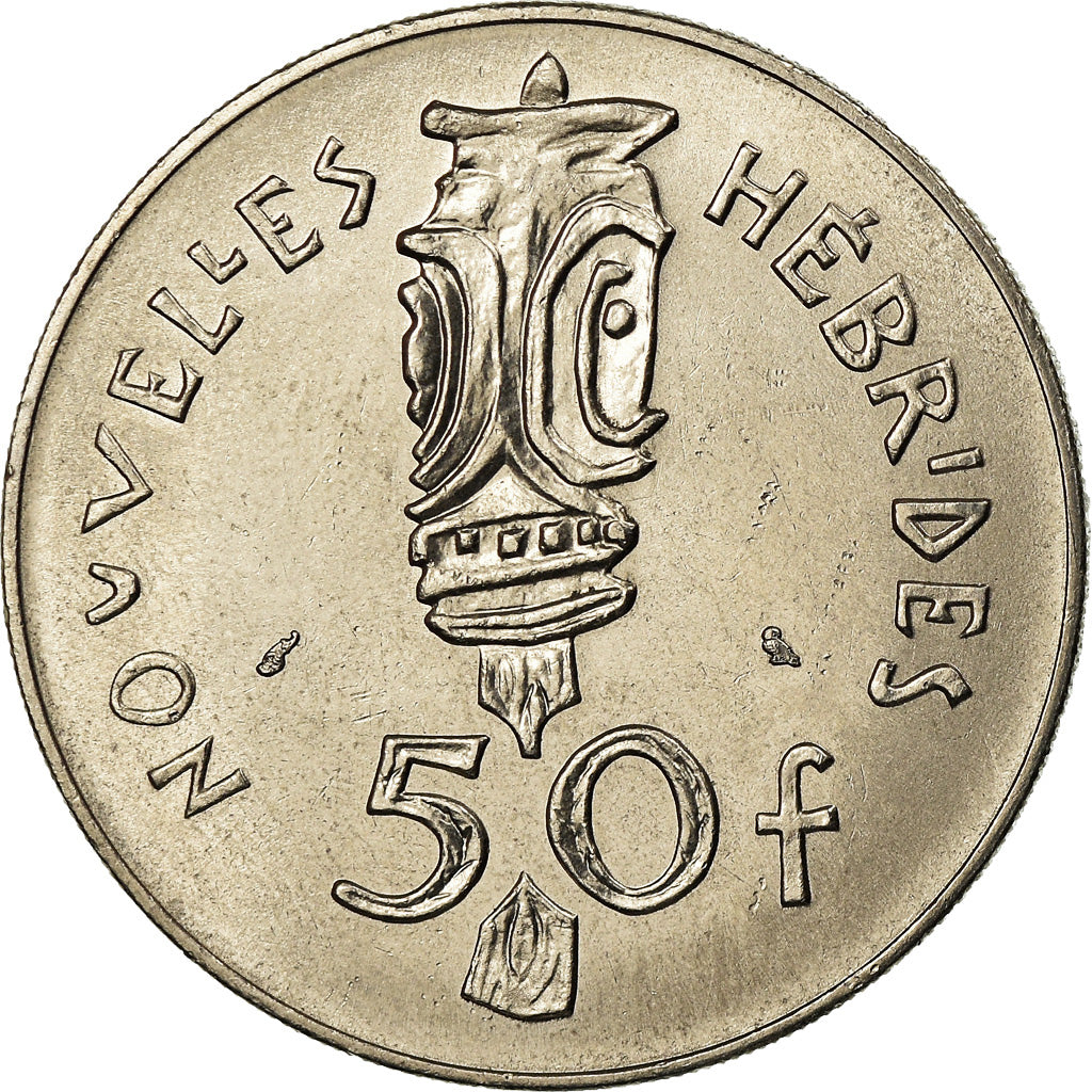 Monnaie, New Hebrides, 50 Francs, 1972, Paris, SUP, Nickel, KM:7