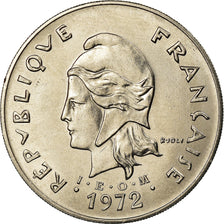 Coin, New Hebrides, 50 Francs, 1972, Paris, AU(55-58), Nickel, KM:7