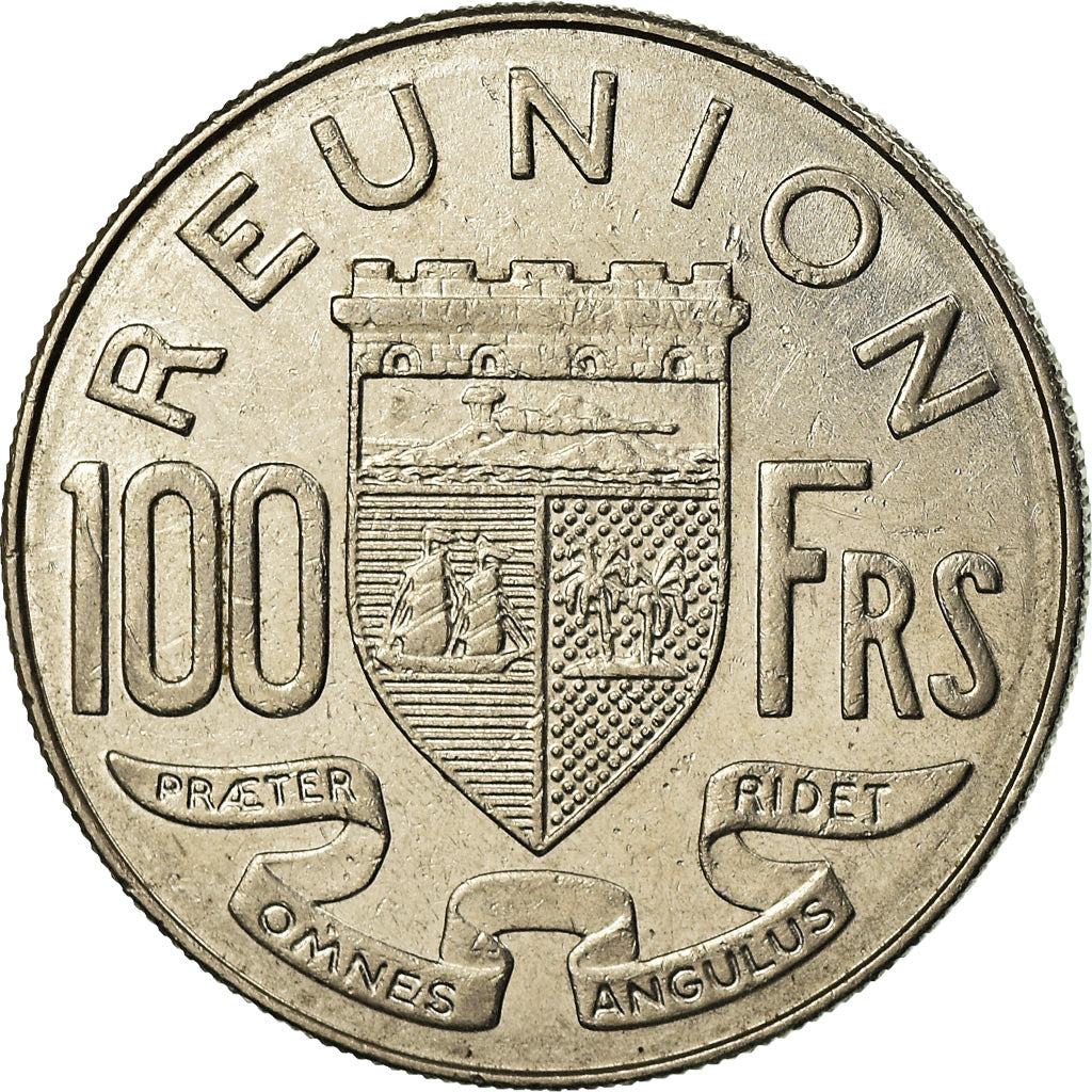 Moneta, Reunion, 100 Francs, 1964, EF(40-45), Nikiel, KM:E10