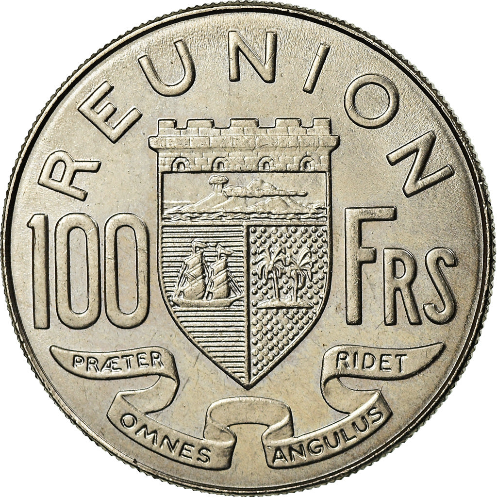 Coin, Réunion, 100 Francs, 1964, AU(55-58), Nickel, KM:E10