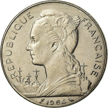Coin, Réunion, 100 Francs, 1964, AU(55-58), Nickel, KM:E10