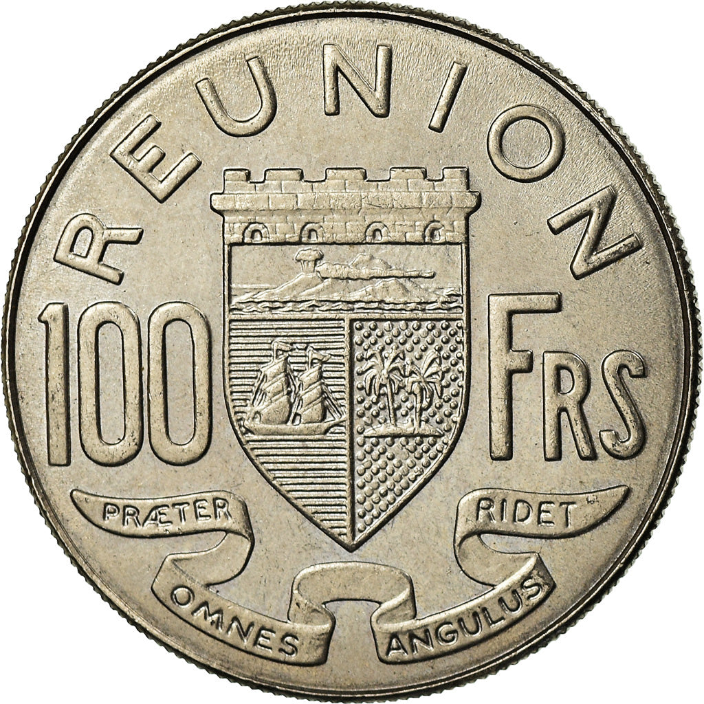 Coin, Réunion, 100 Francs, 1964, AU(55-58), Nickel, KM:E10
