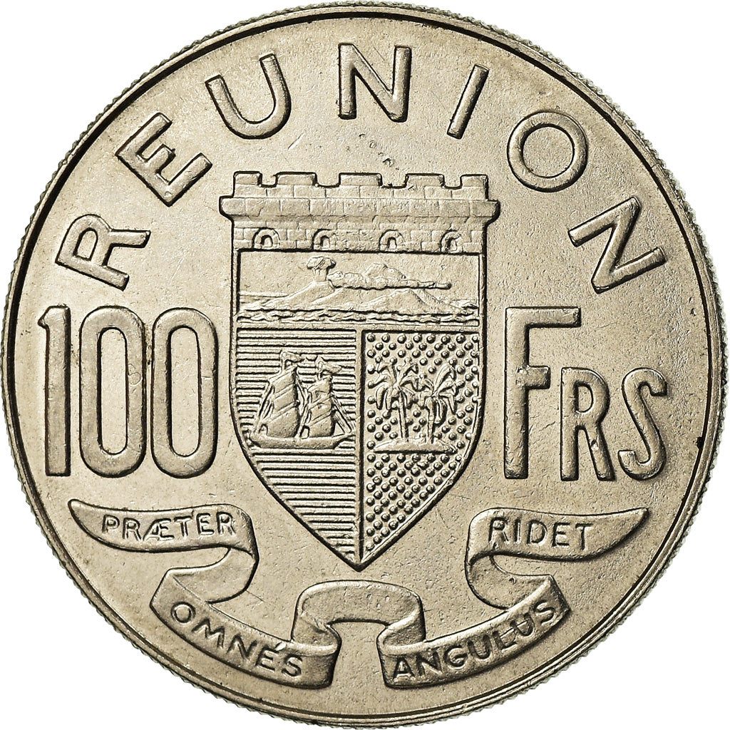 Coin, Réunion, 100 Francs, 1969, EF(40-45), Nickel, KM:13, Lecompte:106