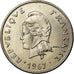 Coin, New Hebrides, 20 Francs, 1967, Paris, MS(63), Nickel, KM:3.1