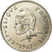 Coin, New Hebrides, 20 Francs, 1967, Paris, MS(63), Nickel, KM:3.1