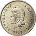 Coin, New Hebrides, 20 Francs, 1967, Paris, MS(63), Nickel, KM:3.1