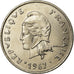 Coin, New Hebrides, 20 Francs, 1967, Paris, MS(63), Nickel, KM:3.1