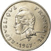 Coin, New Hebrides, 20 Francs, 1967, Paris, MS(63), Nickel, KM:3.1