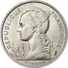 Monnaie, Comores, 5 Francs, 1964, Paris, SPL, Aluminium, KM:6