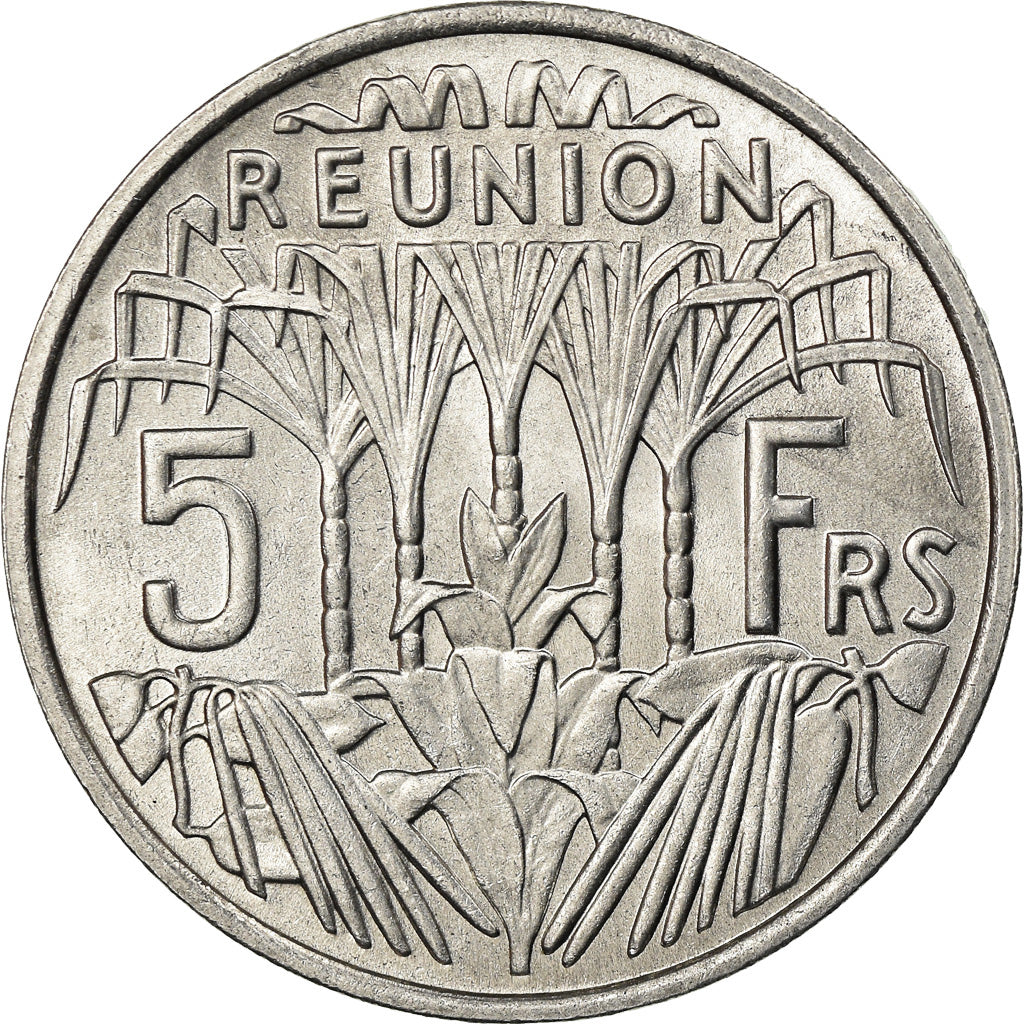 Monnaie, Réunion, 5 Francs, 1972, SPL, Aluminium, KM:9