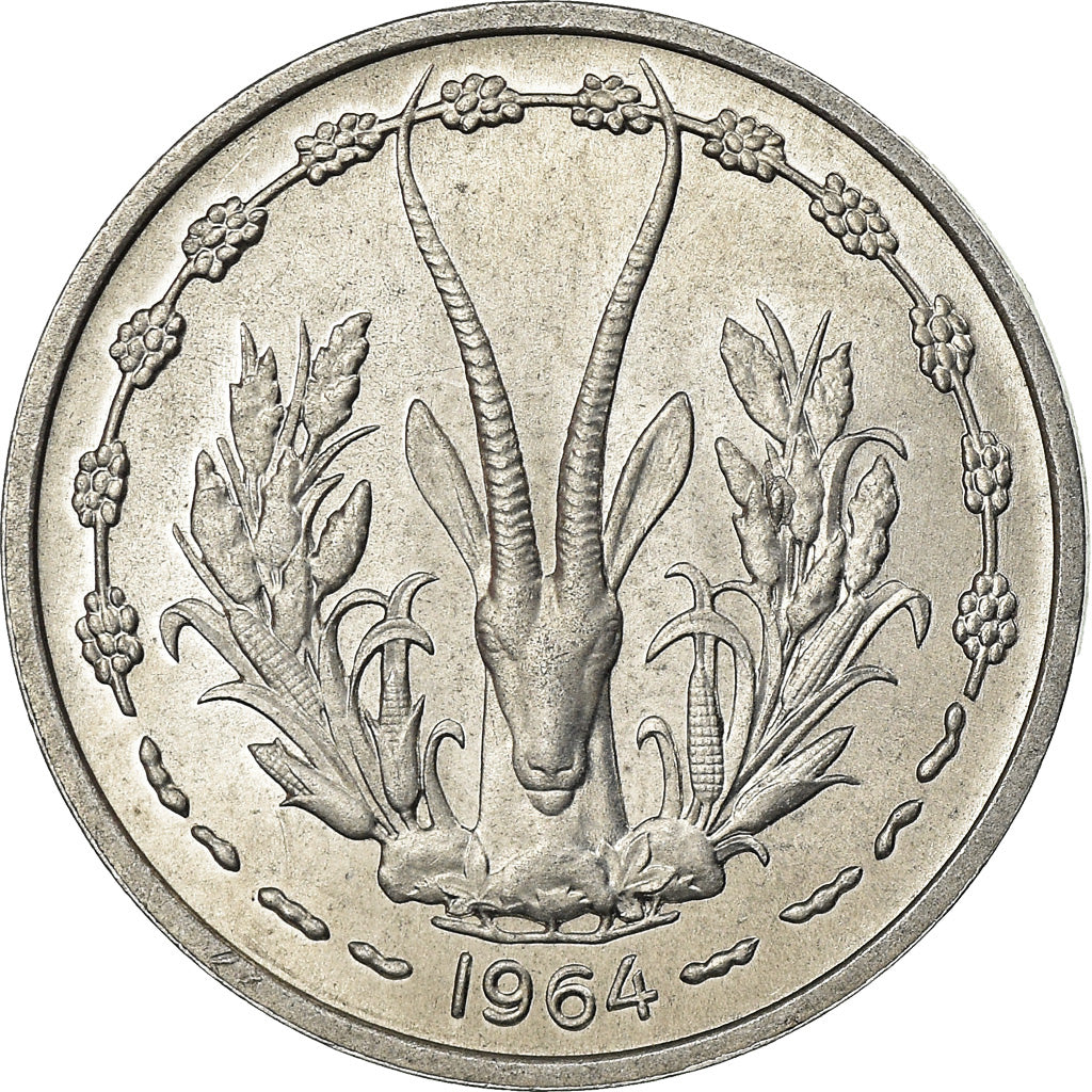 Moneta, Stati dell'Africa occidentale, Franc, 1964, Paris, SPL, Alluminio