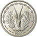 Coin, West African States, Franc, 1965, MS(63), Aluminum, KM:3.1