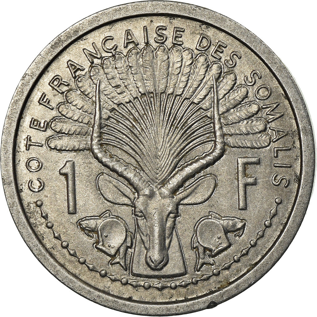 Coin, French Somaliland, Franc, 1959, Paris, EF(40-45), Aluminum, KM:8