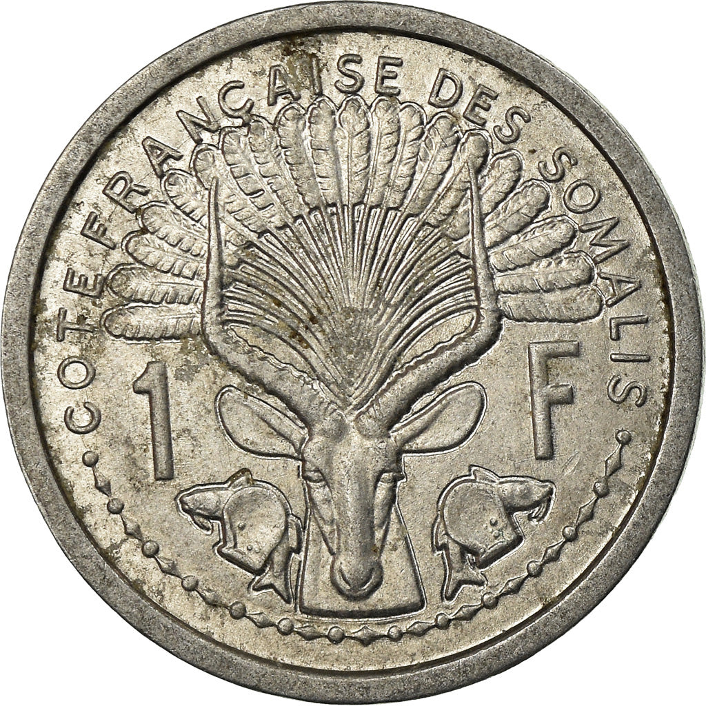 Coin, French Somaliland, Franc, 1959, Paris, EF(40-45), Aluminum, KM:8