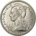 Coin, French Somaliland, 2 Francs, 1965, Paris, MS(63), Aluminum, KM:9