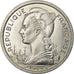 Coin, French Somaliland, 2 Francs, 1965, Paris, MS(63), Aluminum, KM:9