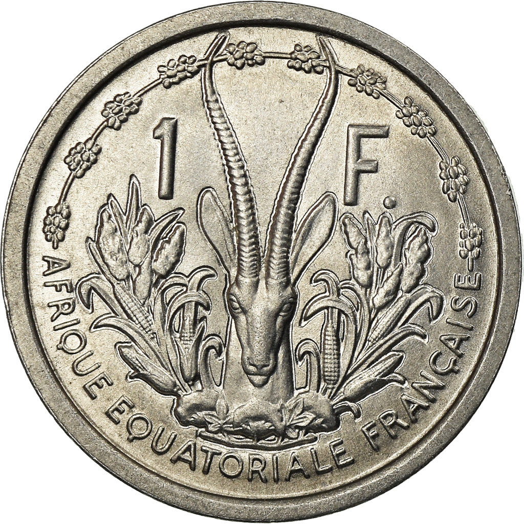 Coin, French Equatorial Africa, Franc, 1948, Paris, MS(63), Aluminum, KM:6