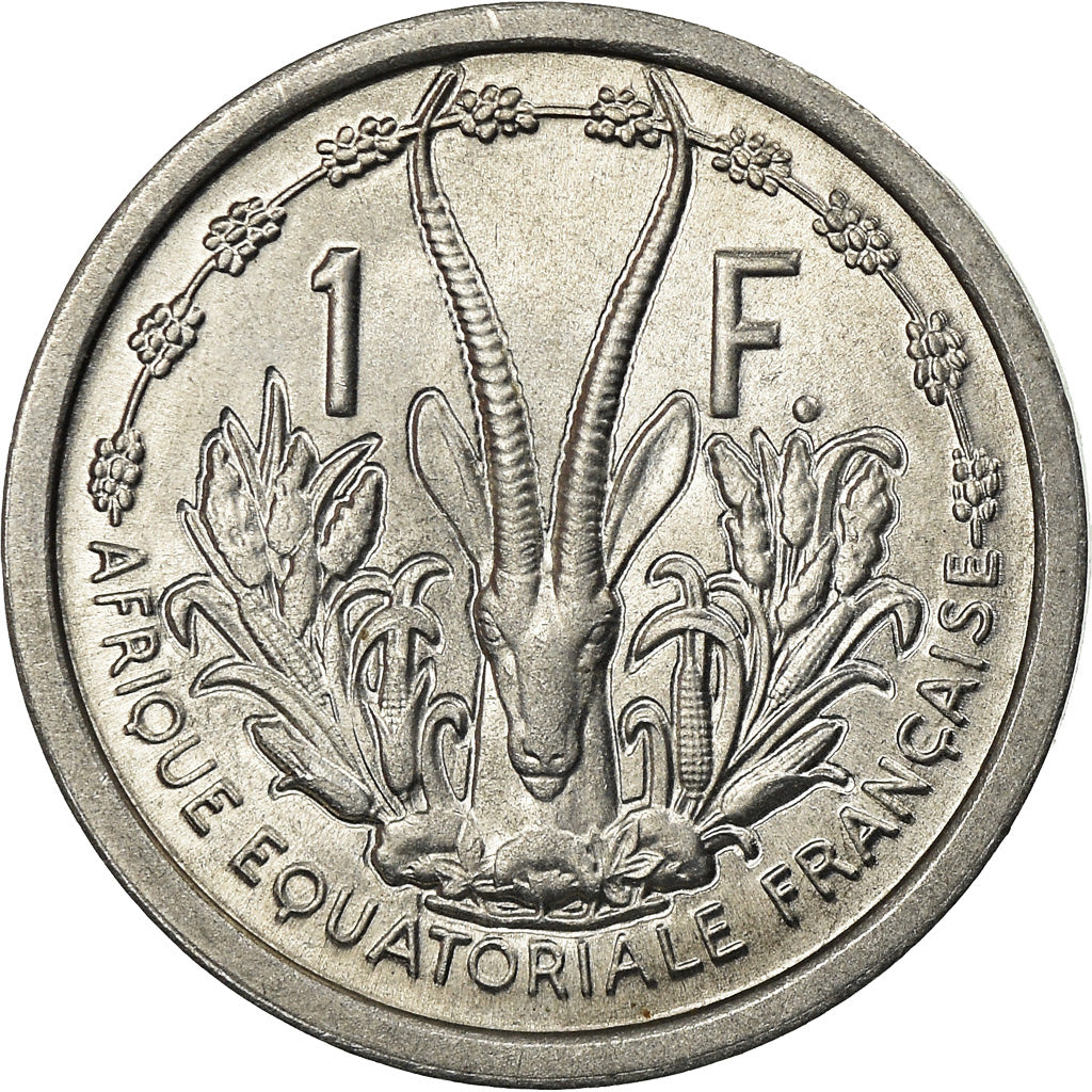 Coin, French Equatorial Africa, Franc, 1948, Paris, MS(63), Aluminum, KM:6
