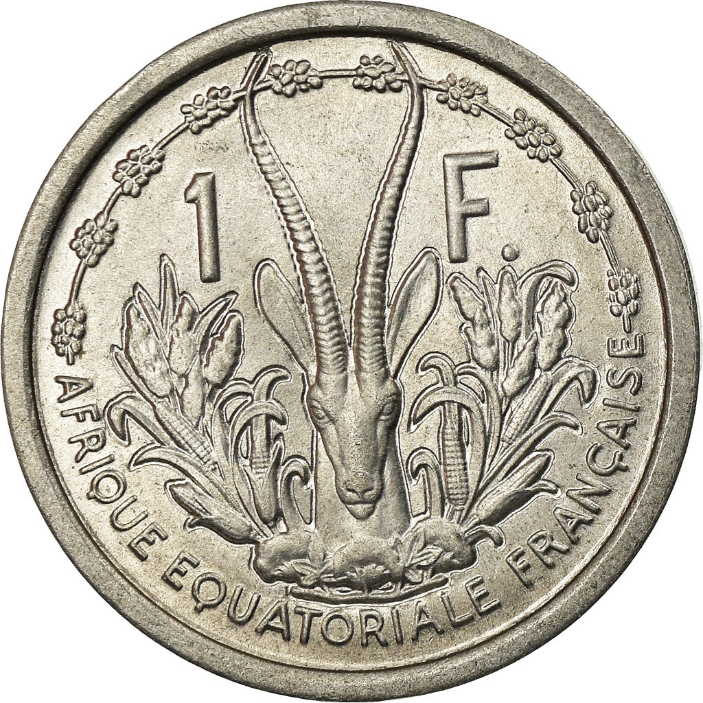 Coin, French Equatorial Africa, Franc, 1948, Paris, MS(63), Aluminum, KM:6