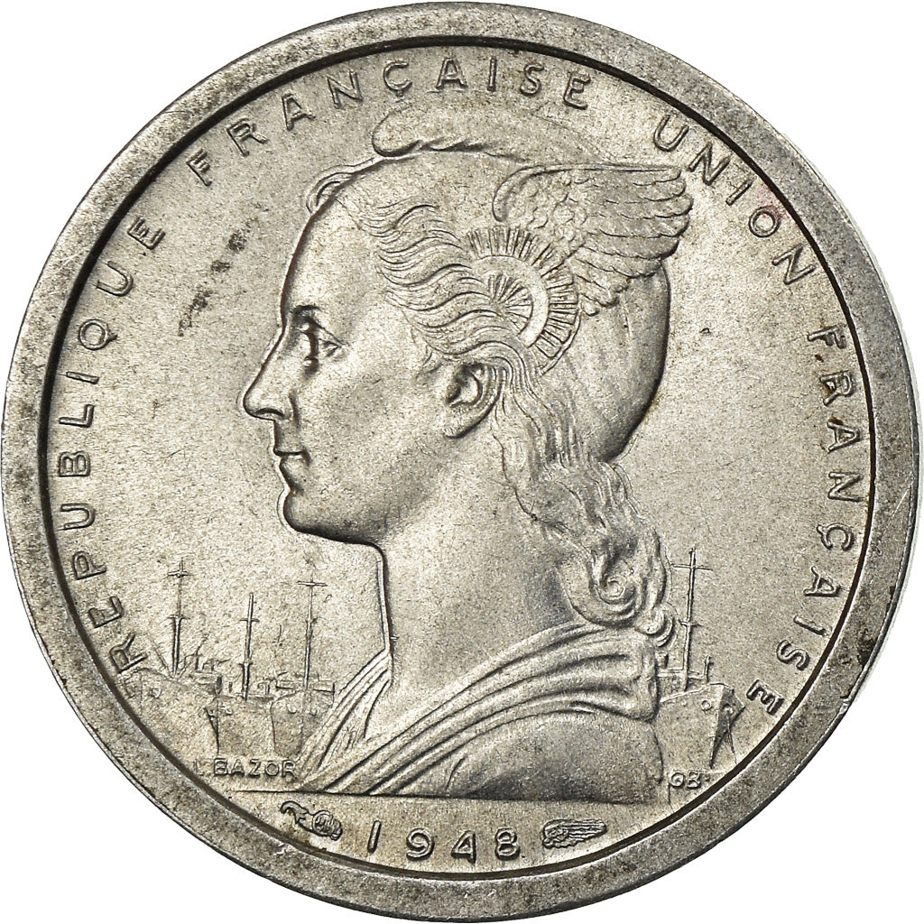 Monnaie, Afrique-Équatoriale française, Franc, 1948, Paris, SPL, Aluminium