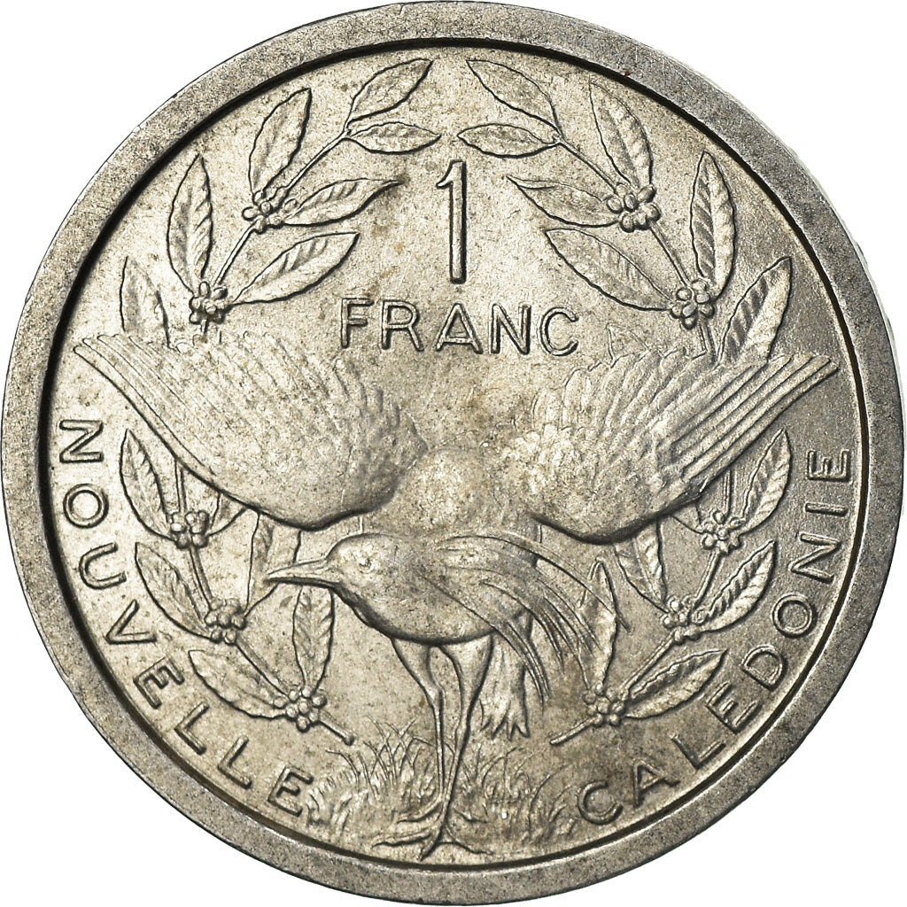 Coin, New Caledonia, Franc, 1949, Paris, MS(60-62), Aluminum, KM:2