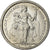 Coin, New Caledonia, Franc, 1949, Paris, MS(60-62), Aluminum, KM:2