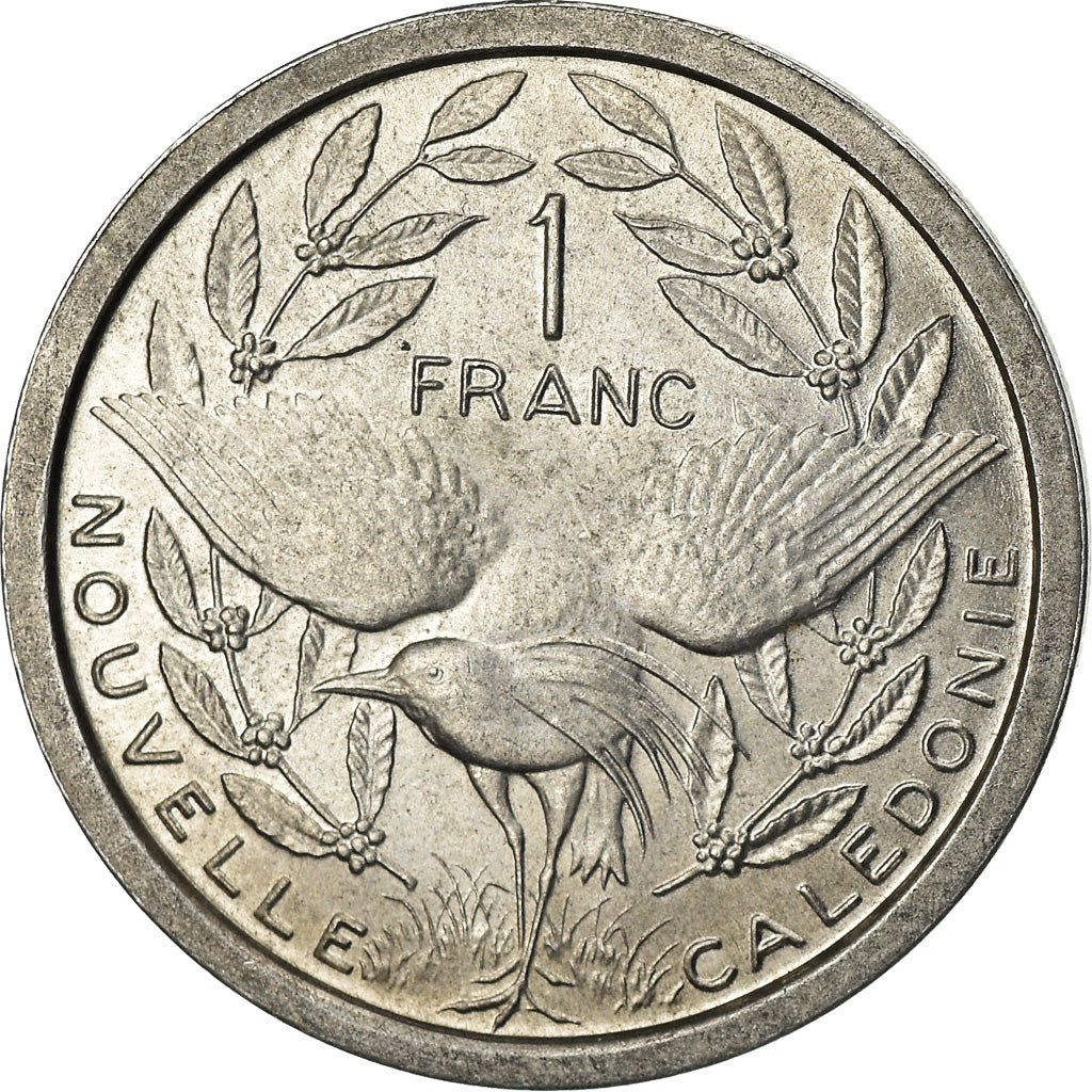 Coin, New Caledonia, Franc, 1949, Paris, MS(60-62), Aluminum, KM:2