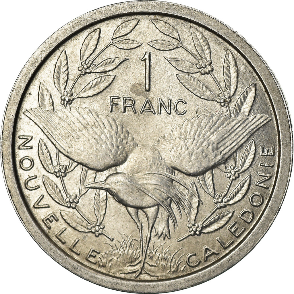 Coin, New Caledonia, Franc, 1949, Paris, MS(60-62), Aluminum, KM:2