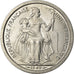 Coin, New Caledonia, 2 Francs, 1949, Paris, AU(55-58), Aluminum, KM:3