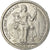 Moneta, Nowa Kaledonia, 2 Francs, 1949, Paris, MS(60-62), Aluminium, KM:3