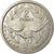 Moeda, Nova Caledónia, 2 Francs, 1949, Paris, MS(60-62), Alumínio, KM:3