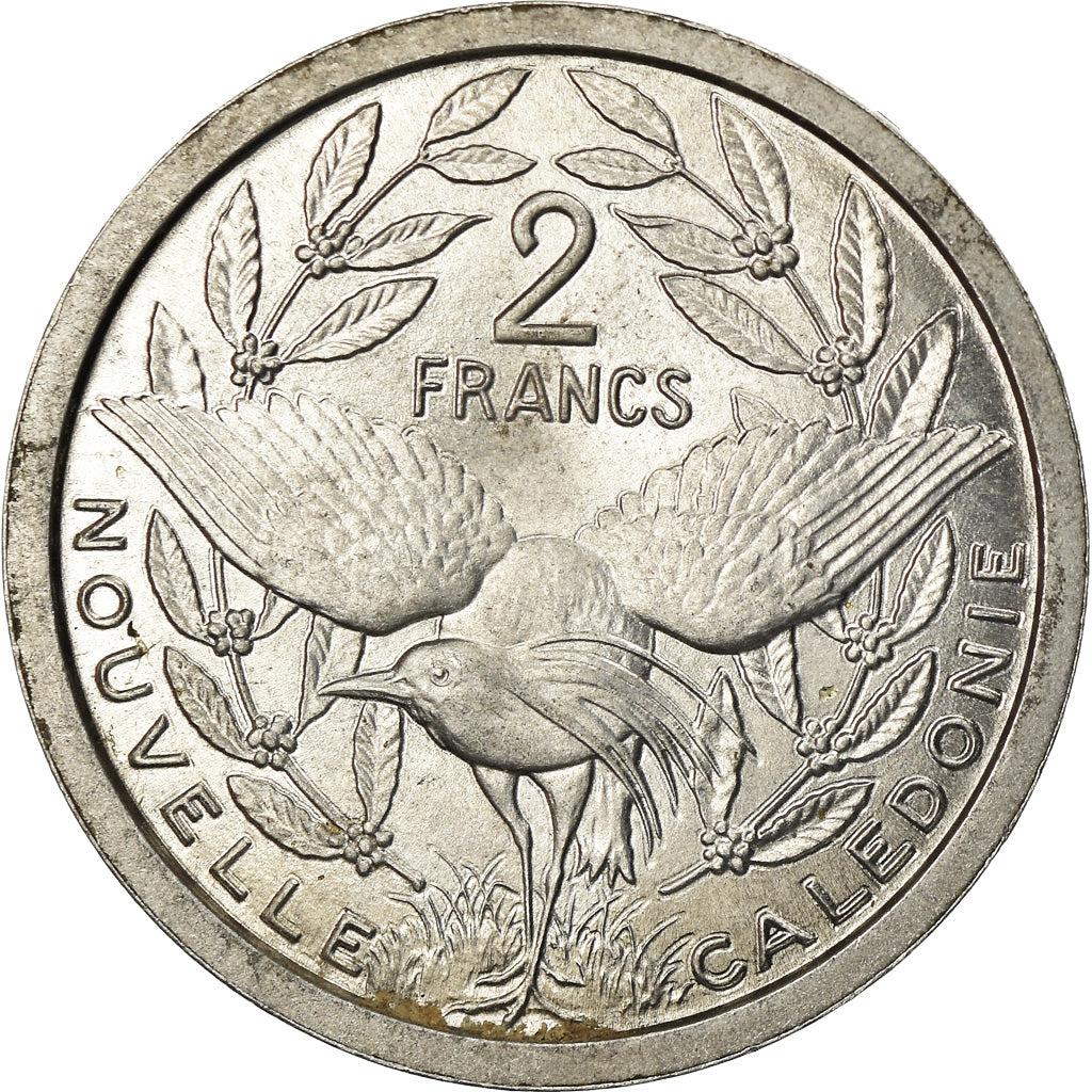 Coin, New Caledonia, 2 Francs, 1949, Paris, MS(60-62), Aluminum, KM:3