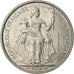 Coin, New Caledonia, 5 Francs, 1952, Paris, AU(55-58), Aluminum, KM:4