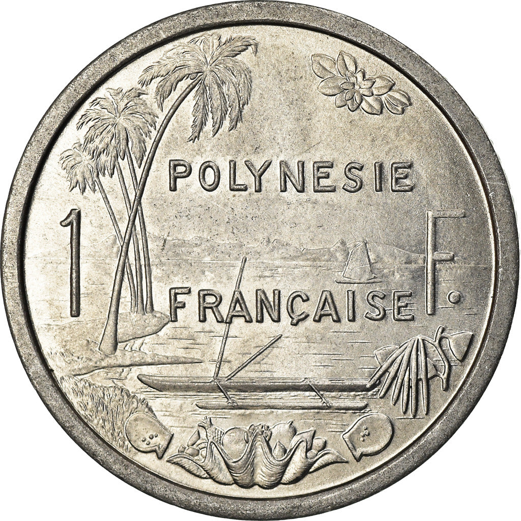 Moneta, Polinezja Francuska, Franc, 1979, Paris, MS(63), Aluminium, KM:11