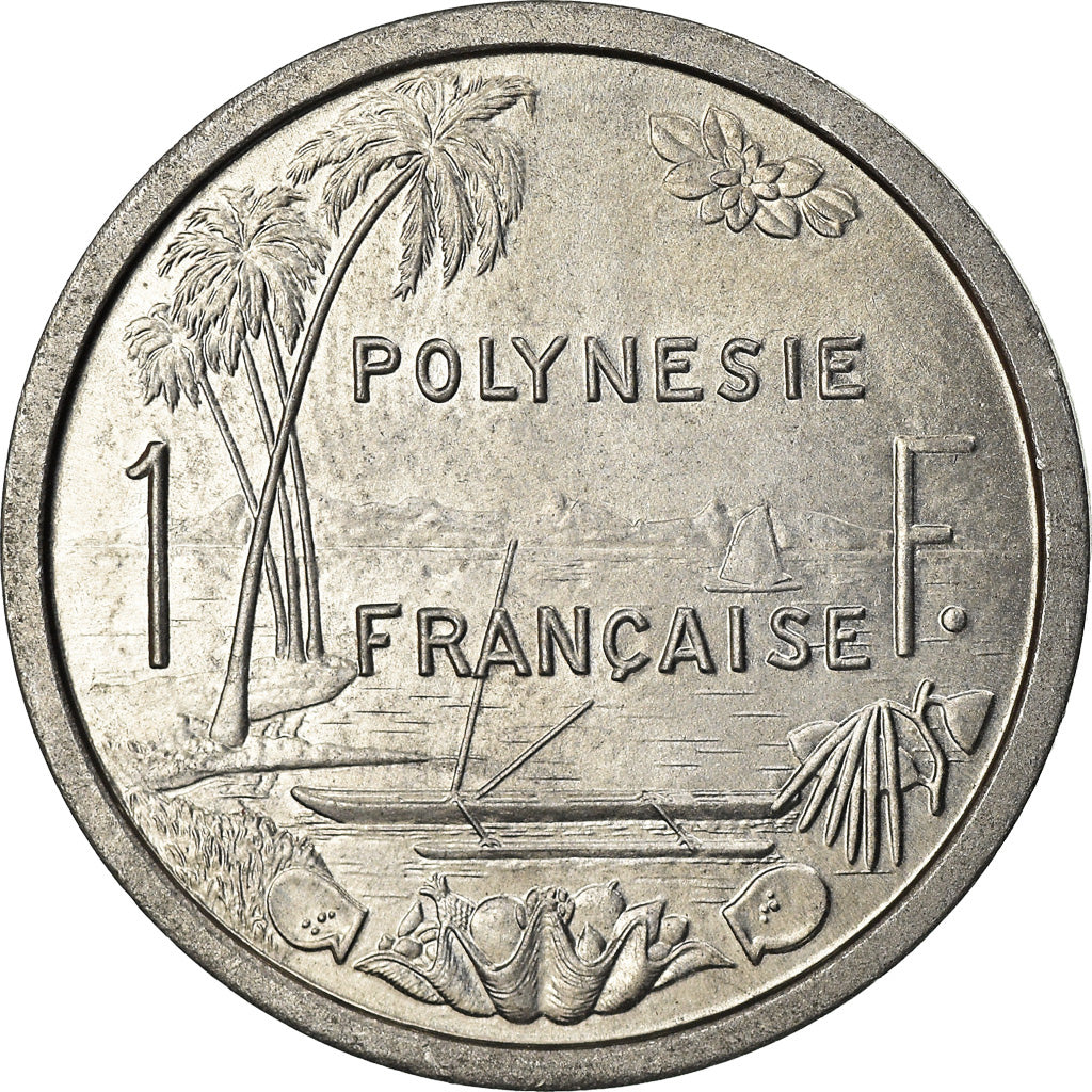 Moneta, Polinezja Francuska, Franc, 1979, Paris, MS(63), Aluminium, KM:11